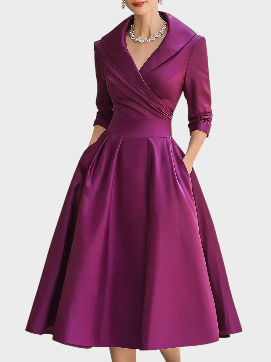 Clara™ | Vestido de satén elegante