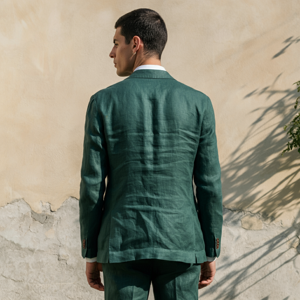LEVI Men’s Linen Suit – Lined 2-Piece Tailored Set