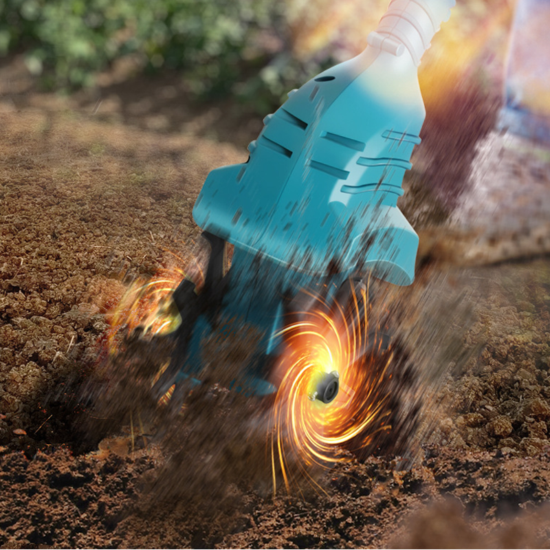 Motoazada eléctrica inalámbrica y cultivador para jardín