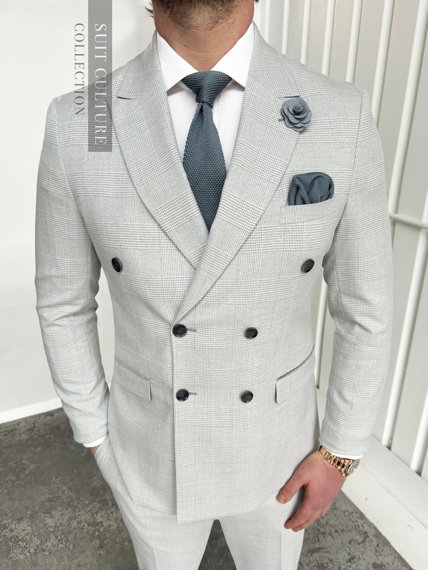 Santorini Grey DB - Blazer