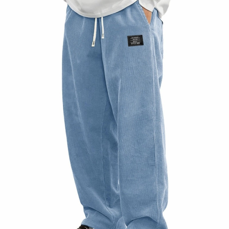 ✨🔥Pantalones Holgados para Hombre con Cordón y Bolsillos Tabla de Tallas