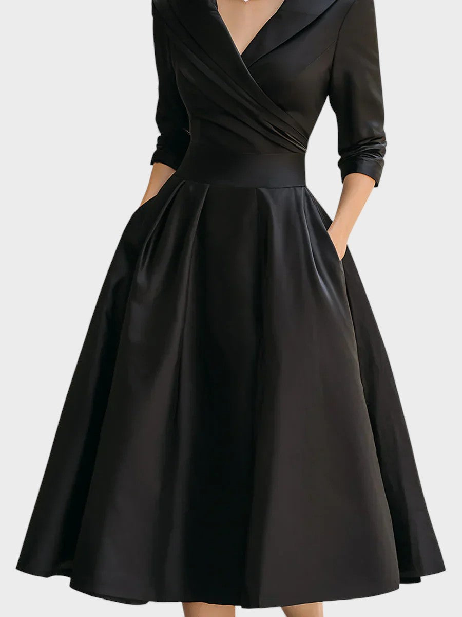 Clara™ | Vestido de satén elegante