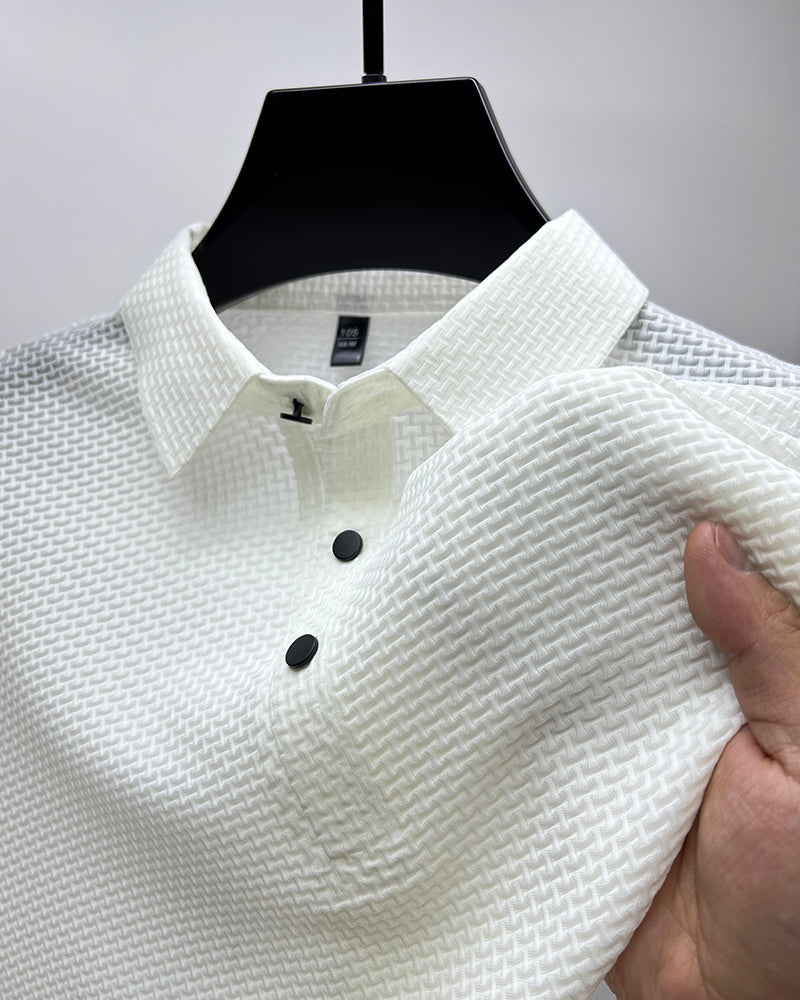 Camiseta de secado rápido y transpirable confeccionada en seda de hielo