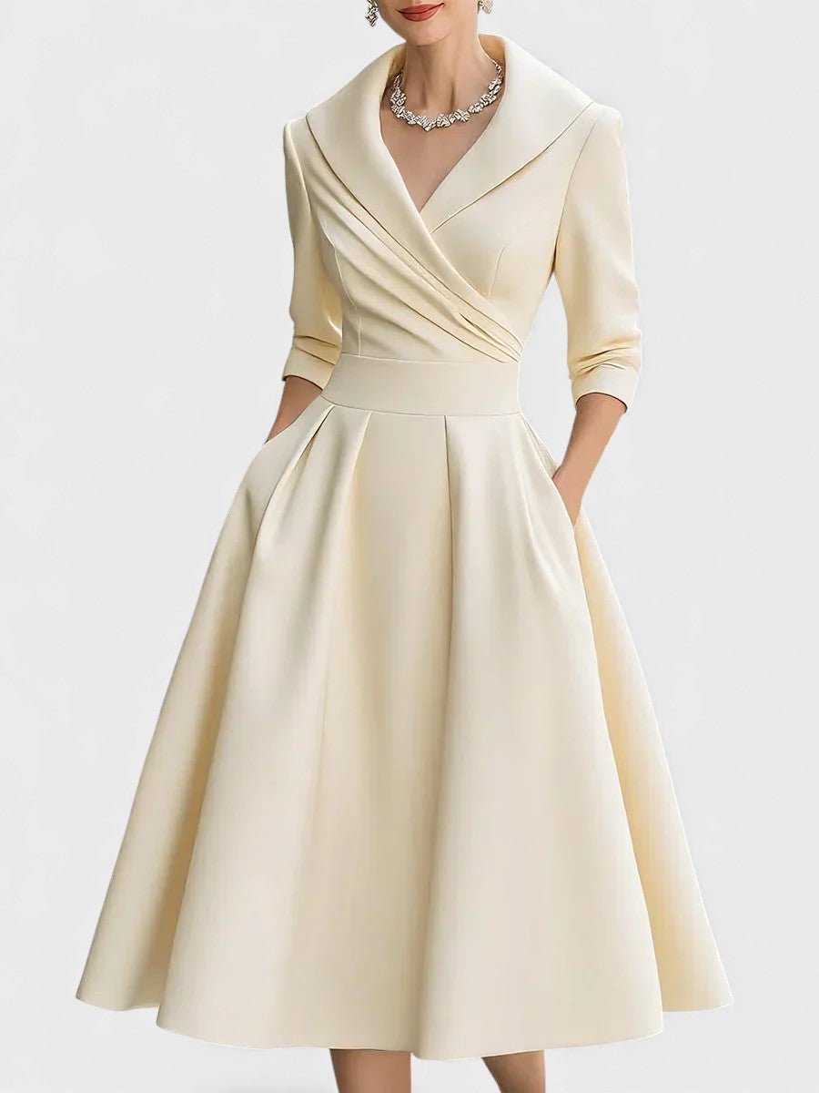 Clara™ | Vestido de satén elegante
