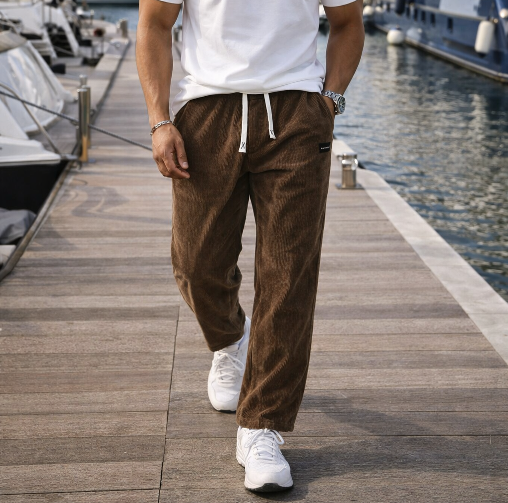 ✨🔥Pantalones Holgados para Hombre con Cordón y Bolsillos  Tabla de Tallas