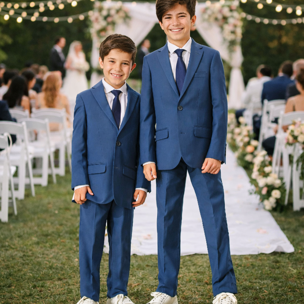 Boys Solid Suit