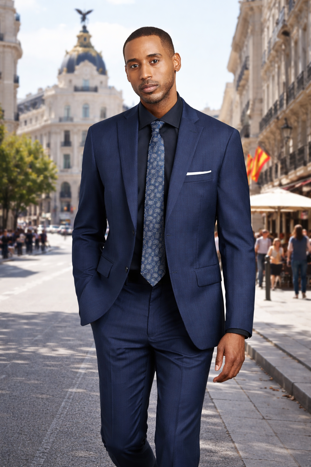 Modern Fit Wool Suit