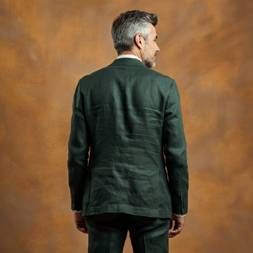 LEVI Men’s Linen Suit – Lined 2-Piece Tailored Set