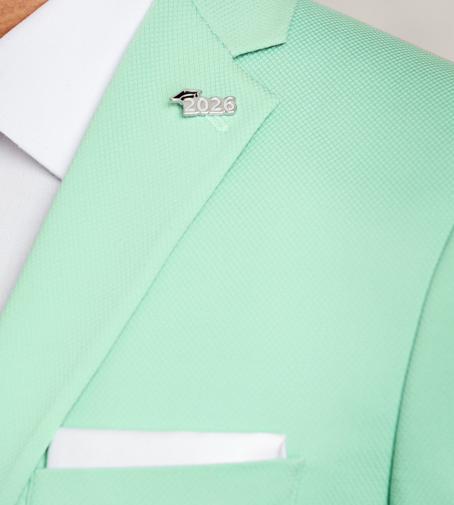 Slim Fit Green Solid Suit