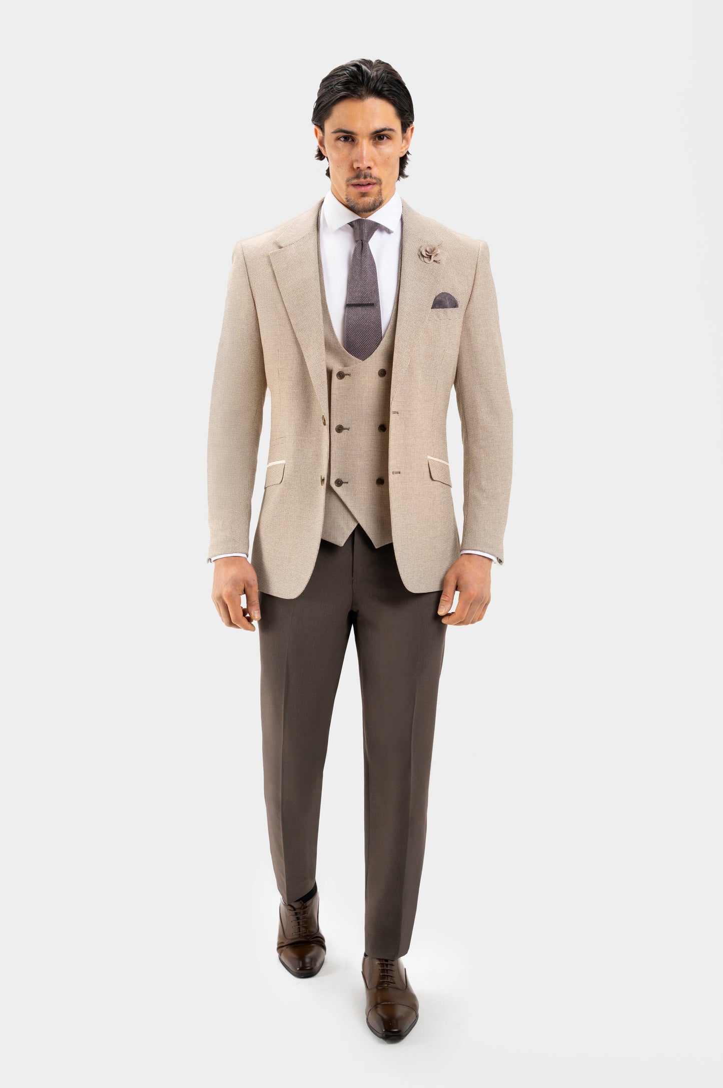 Tuscany Brown Split - 3 Piece -