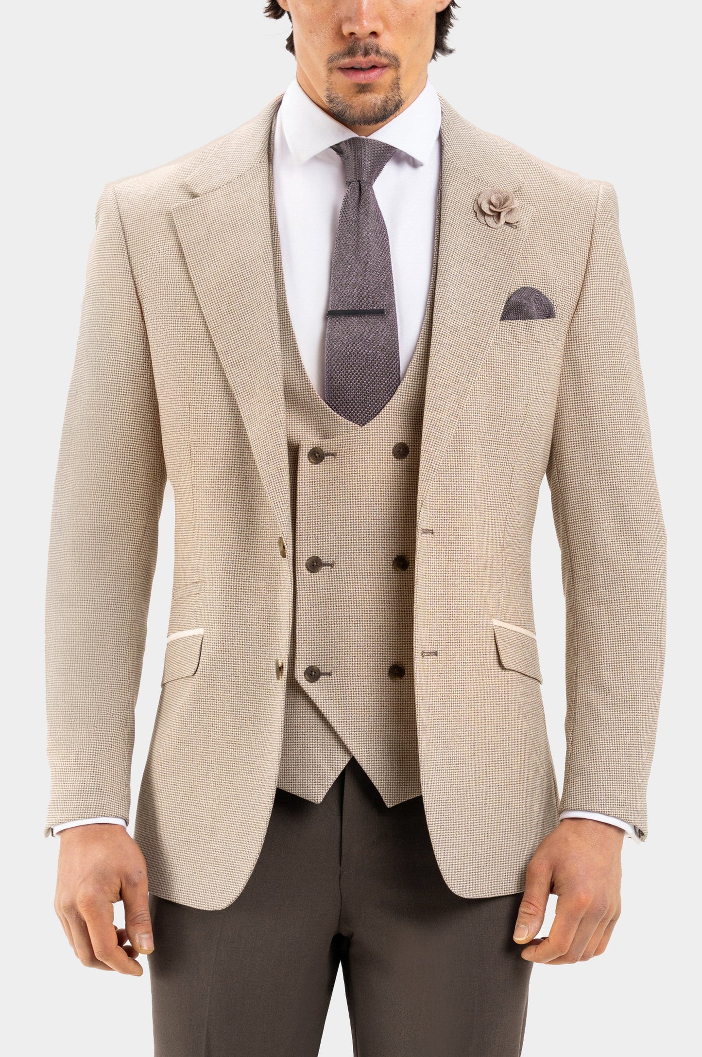 Tuscany Brown Split - 3 Piece -