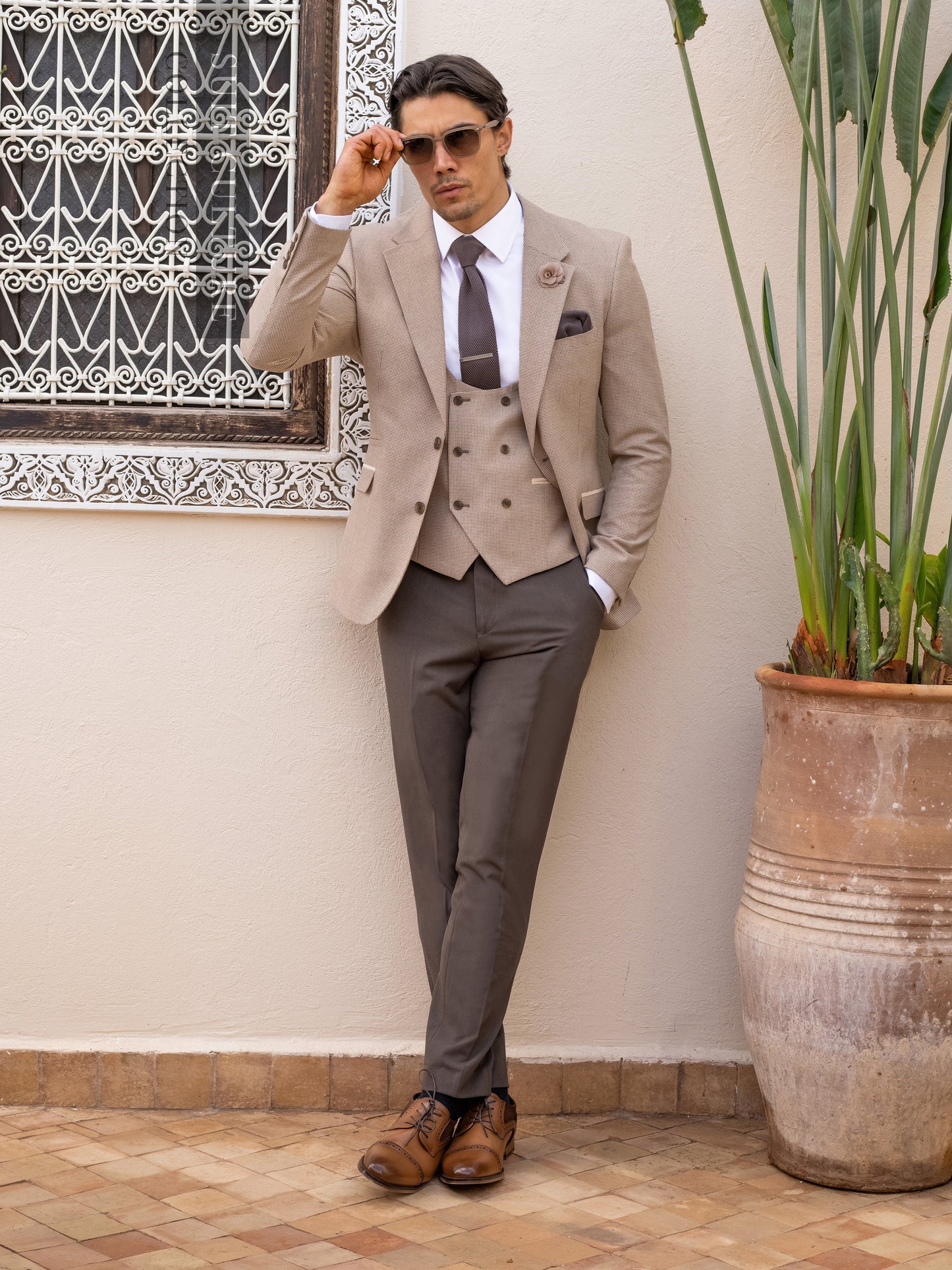 Tuscany Brown Split - 3 Piece -