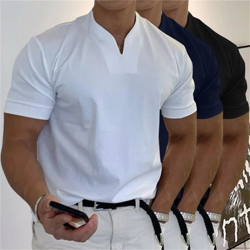 Camiseta de fitness de manga corta para hombres Gentleman's Business