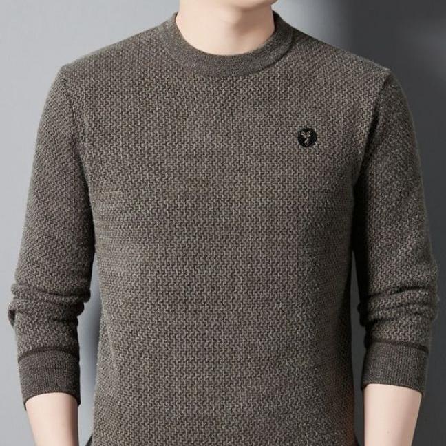 Top de cuello redondo acogedor de hombres - Regalo ideal