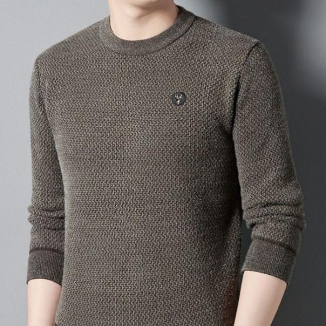 Top de cuello redondo acogedor de hombres - Regalo ideal