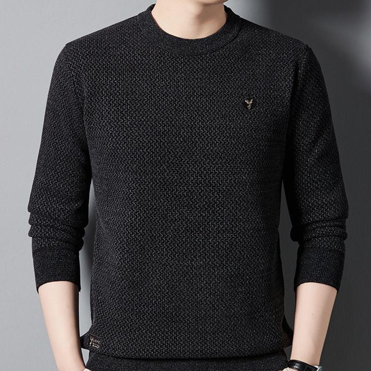 Top de cuello redondo acogedor de hombres - Regalo ideal