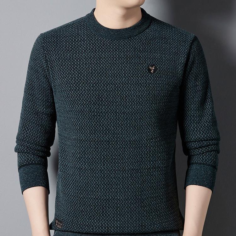Top de cuello redondo acogedor de hombres - Regalo ideal