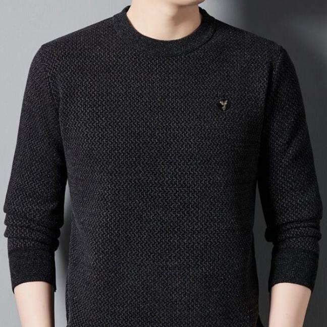 Top de cuello redondo acogedor de hombres - Regalo ideal