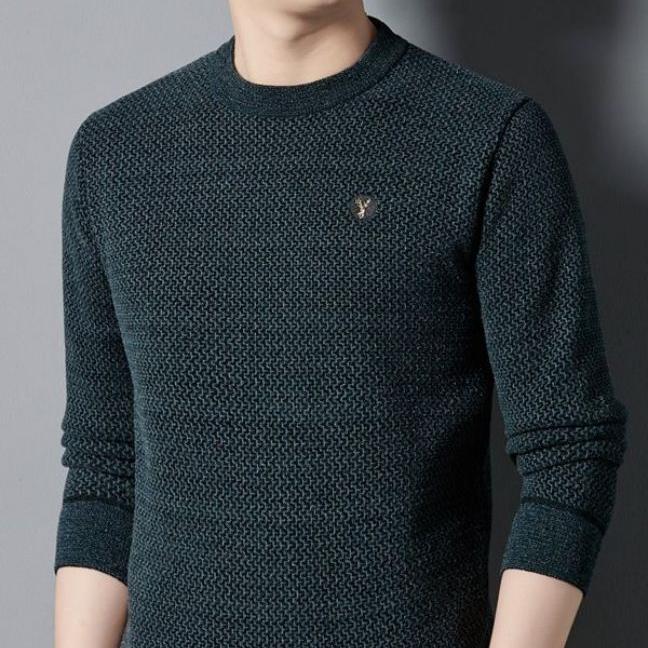 Top de cuello redondo acogedor de hombres - Regalo ideal