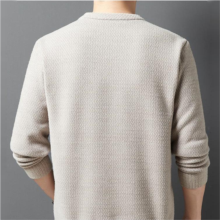 Top de cuello redondo acogedor de hombres - Regalo ideal