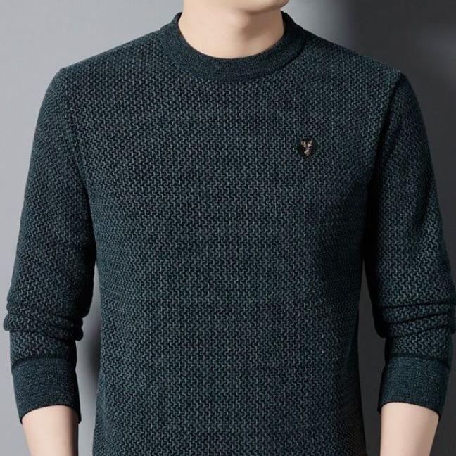 Top de cuello redondo acogedor de hombres - Regalo ideal