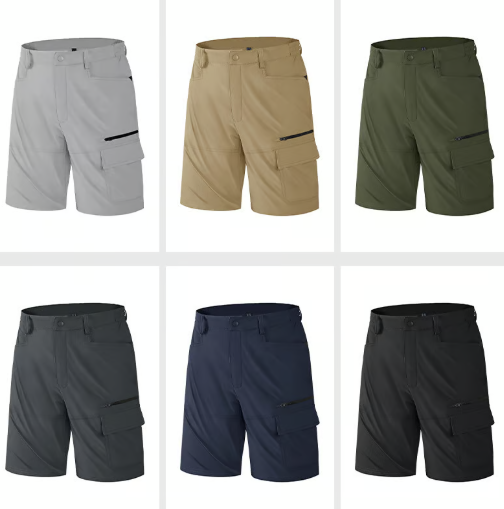 Men's outdoor casual cargo shorts