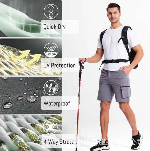 Men's outdoor casual cargo shorts