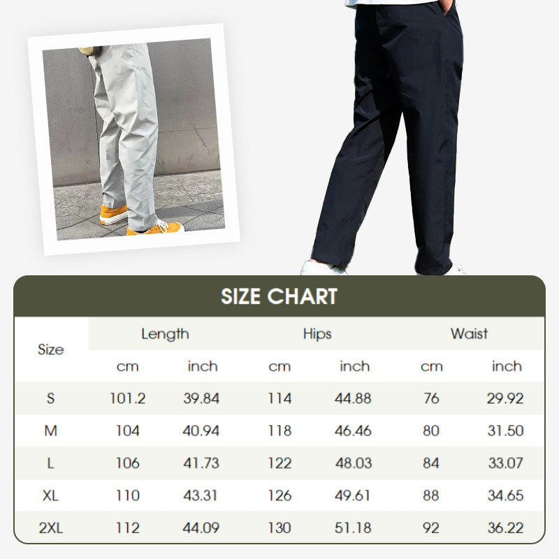 Pantalones casuales ligeros de secado rápido para hombre