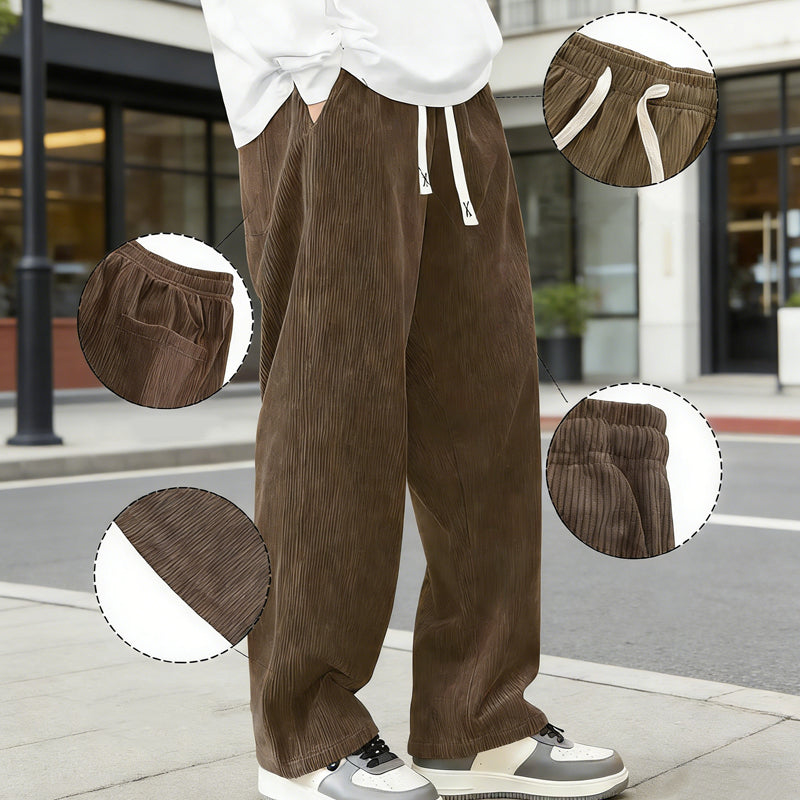 ✨🔥Pantalones Holgados para Hombre con Cordón y Bolsillos  Tabla de Tallas