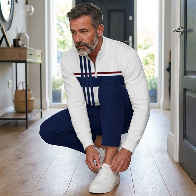 Conjunto de Sudadera y Pantalón para Hombre con Estampado Gráfico