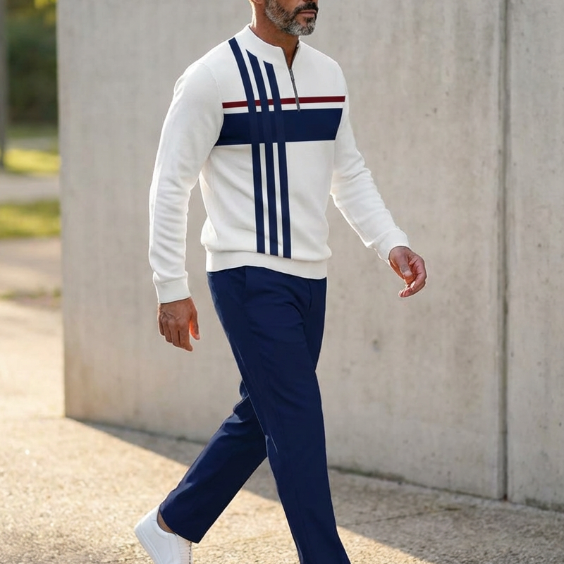 Conjunto de Sudadera y Pantalón para Hombre con Estampado Gráfico