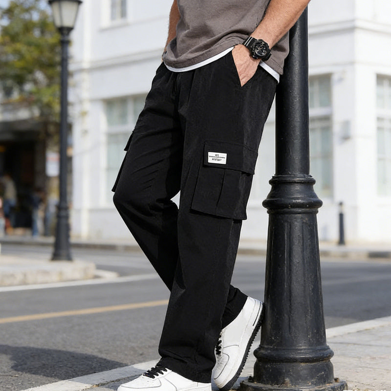 Pantalones cargo transpirables y refrescantes para hombre